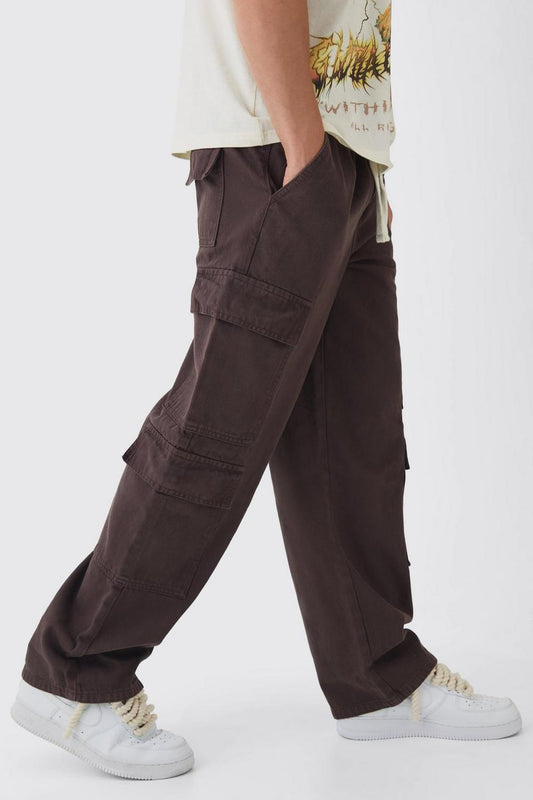 Brown Cargo Trouser